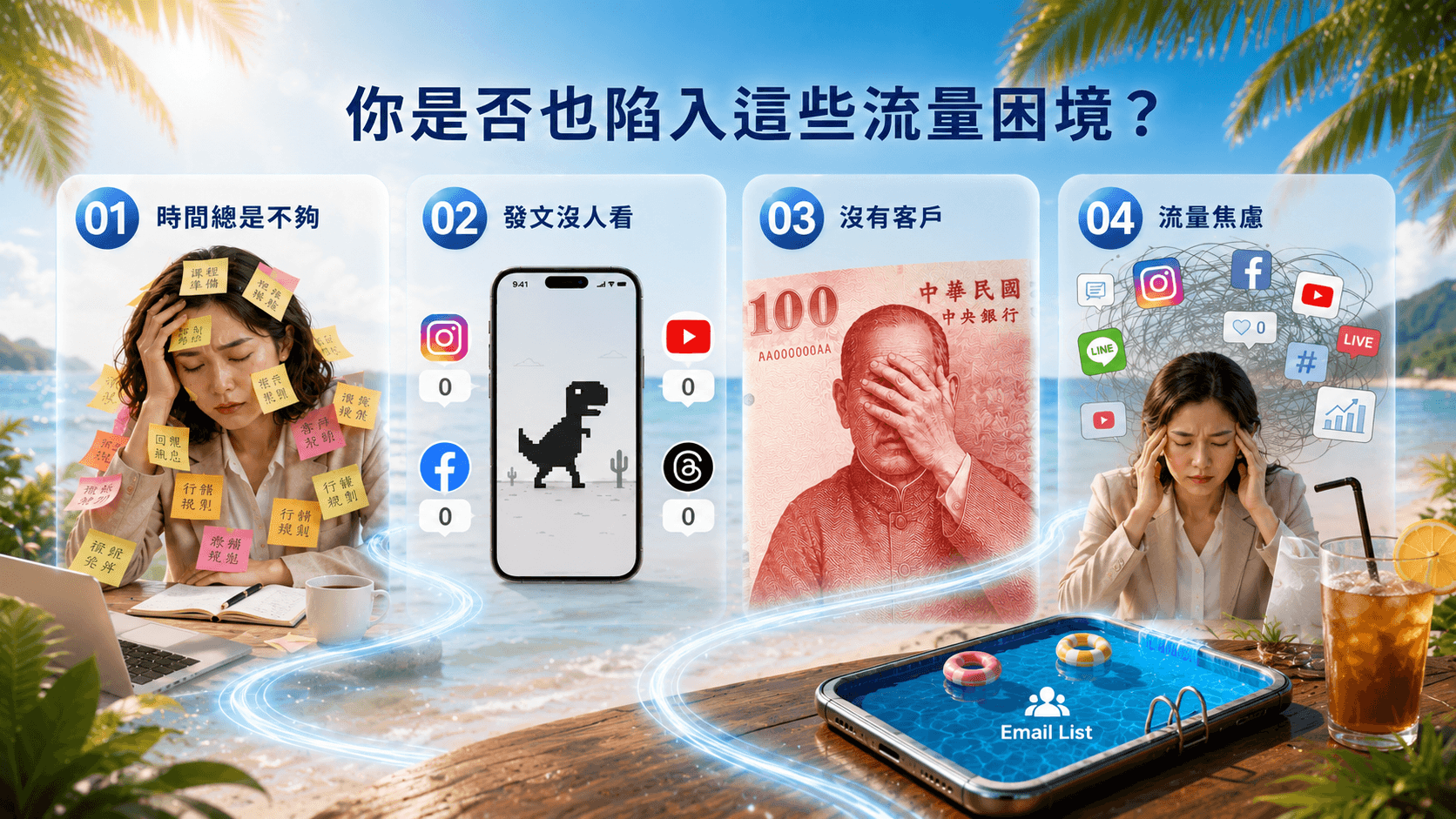 流量困境主視覺